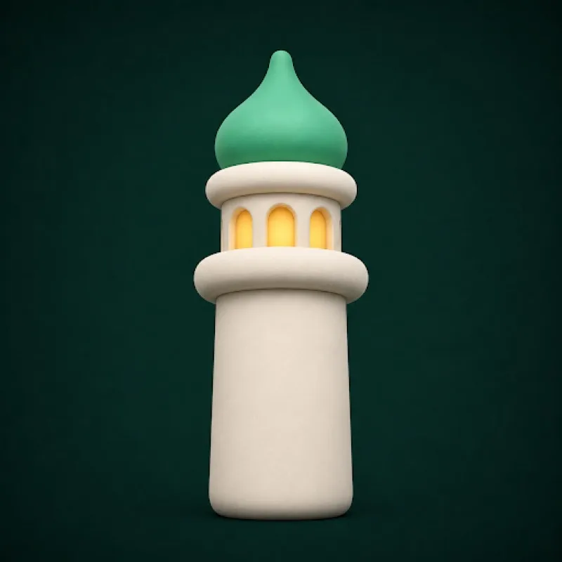 Ceramic landmark for Bilâl
