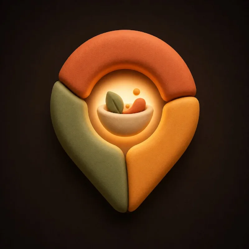 Ceramic landmark for BiteCycle